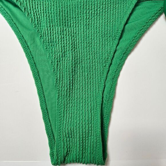 Aerie Green Cheeky Bikini Bottom - Picture 2 of 5